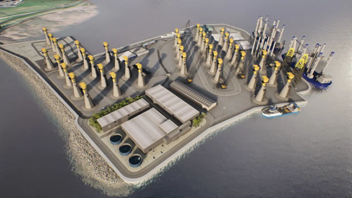 Hunterston New Marine Yard CGI
